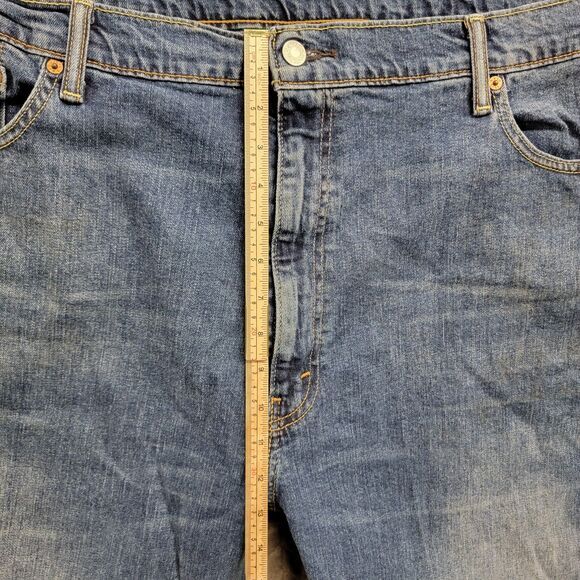 Levi's 559 Relaxed Straight 47x29 Blue Jeans Medium Wash‎ Casual Modern Denim - Picture 5 of 12